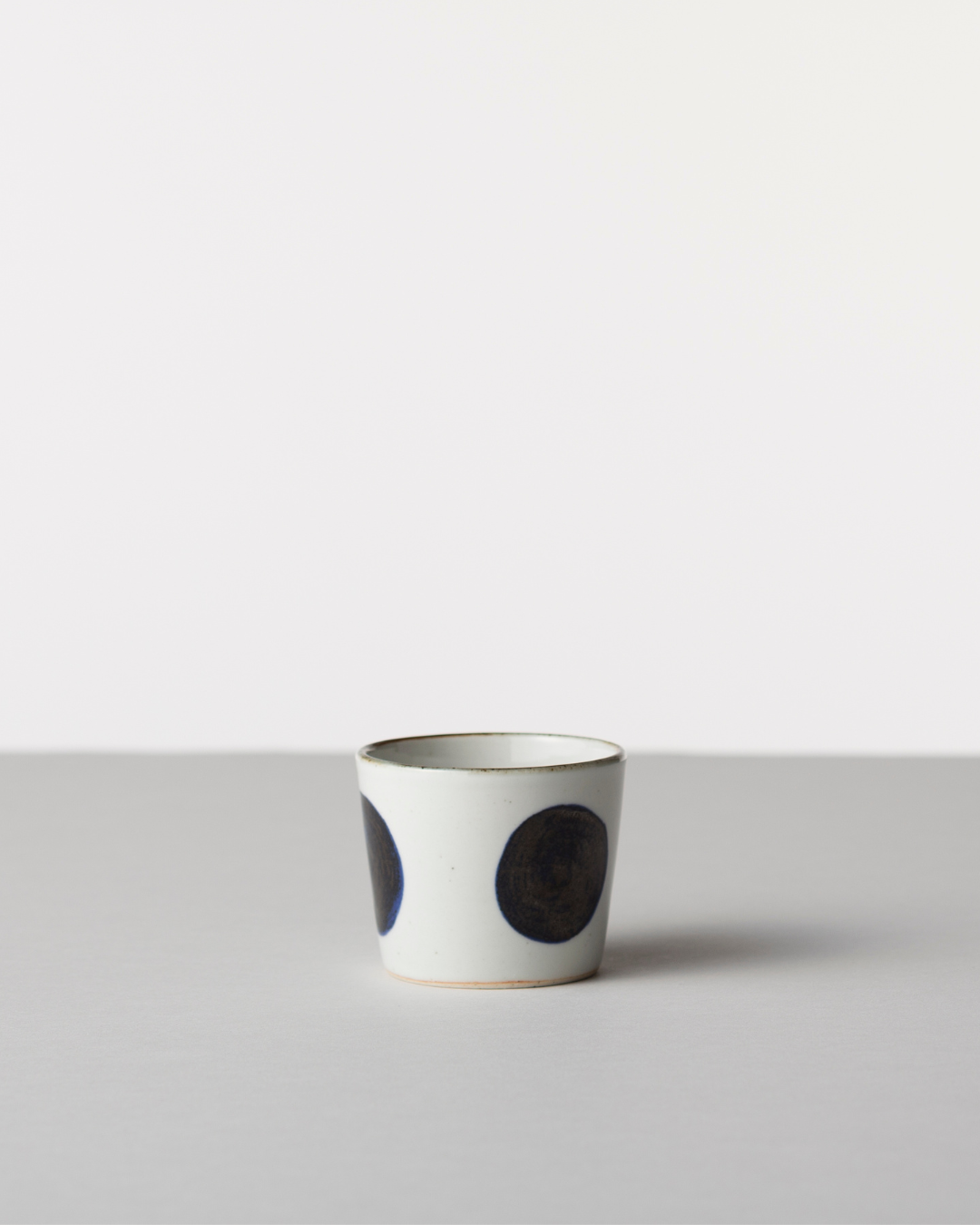 Blue & White Hand-Painted Small Cup – Hasami Ware bold circle