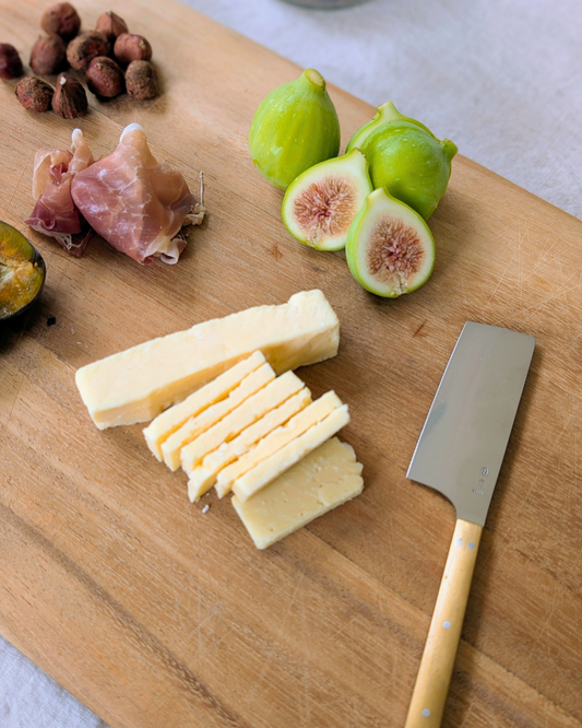 Brass Handle Cheese Knife