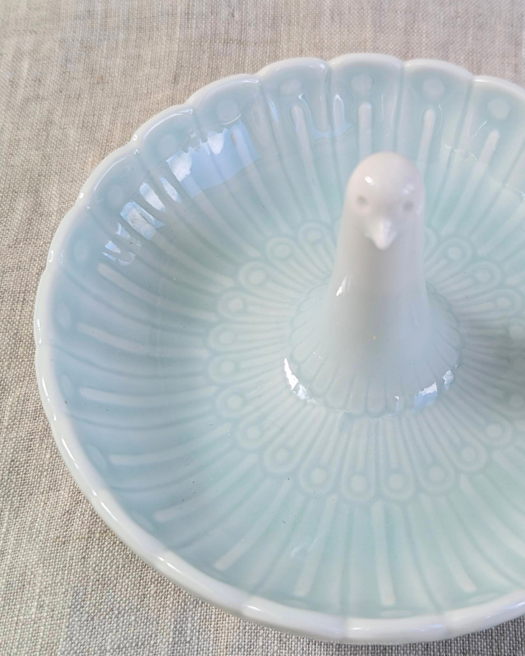 Ceramic Bird Jewelry Tray