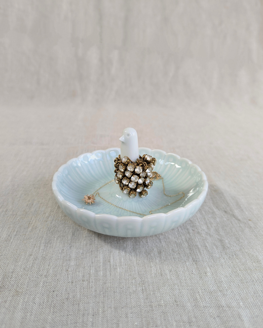 Ceramic Bird Jewelry Tray