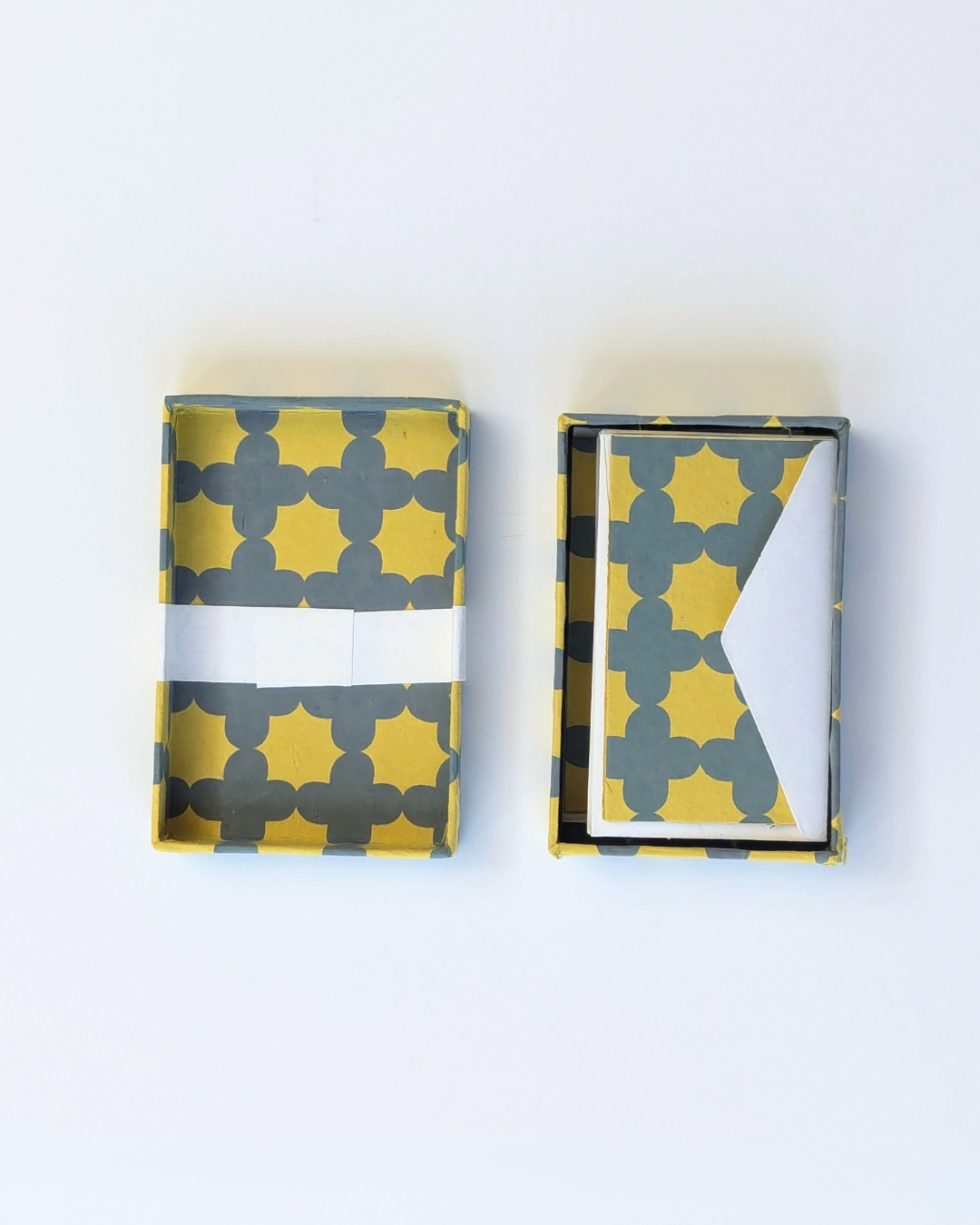 Upcycled Cotton Pulp Greeting Cards - Tetu Moss | Set of 10 in a Box
