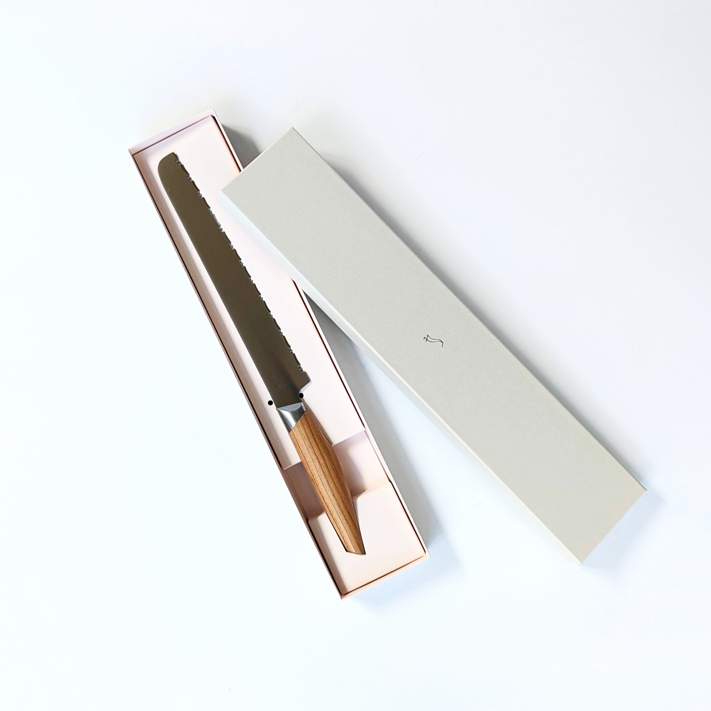 Bread Knife Premium Cherry Wood 8.3"