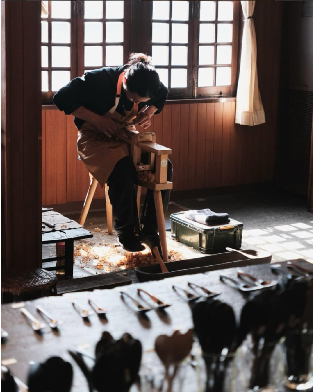 Maple Wood Spoon making