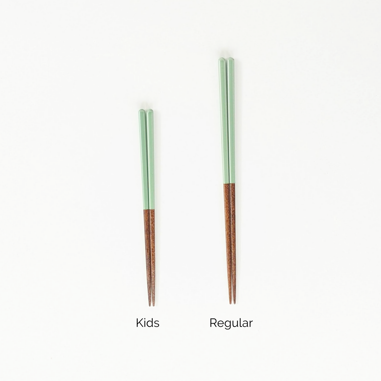 Natural Wood Lacquered Chopsticks for Kids