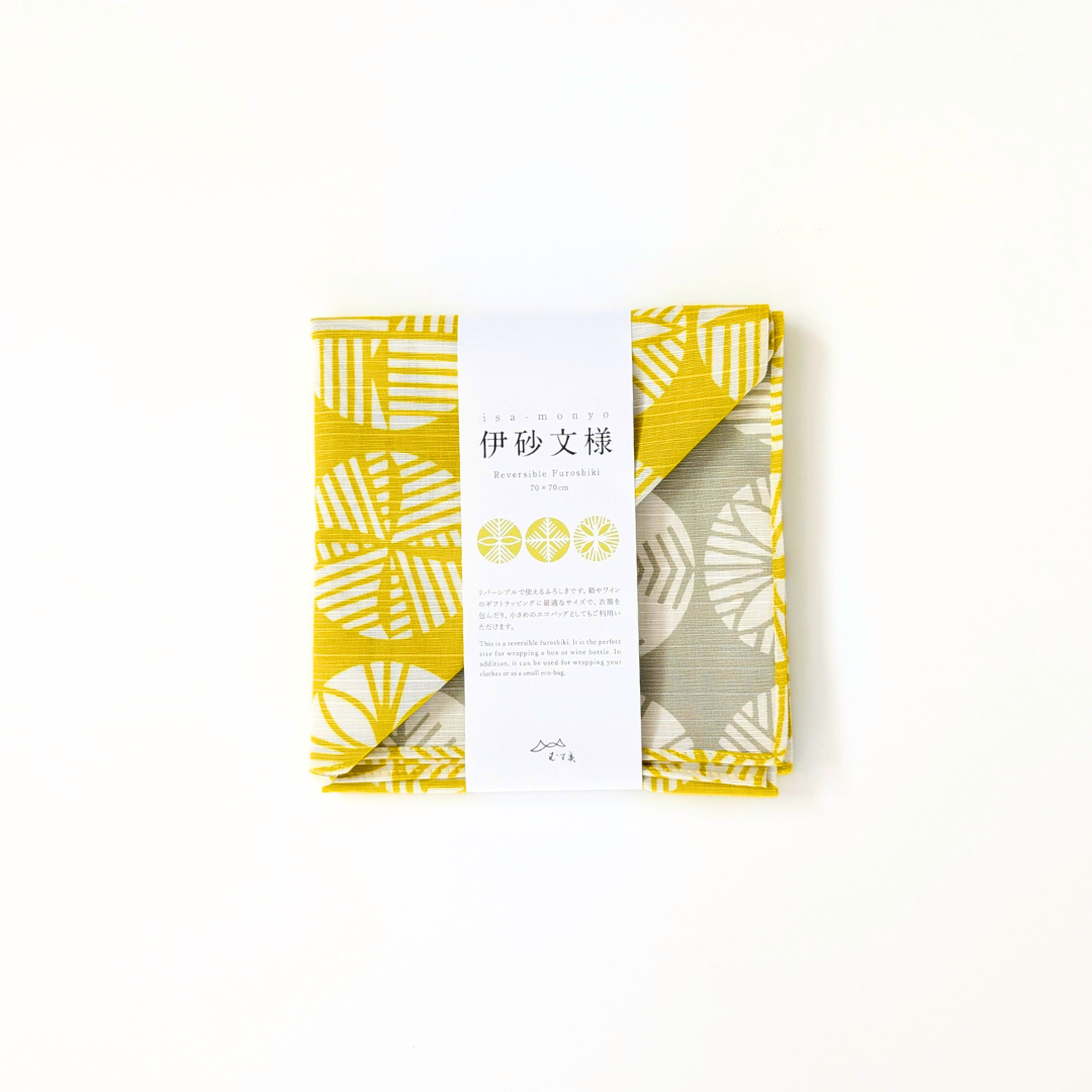 Reversible Furoshiki Wrapping Cloth 27.6x27.6"