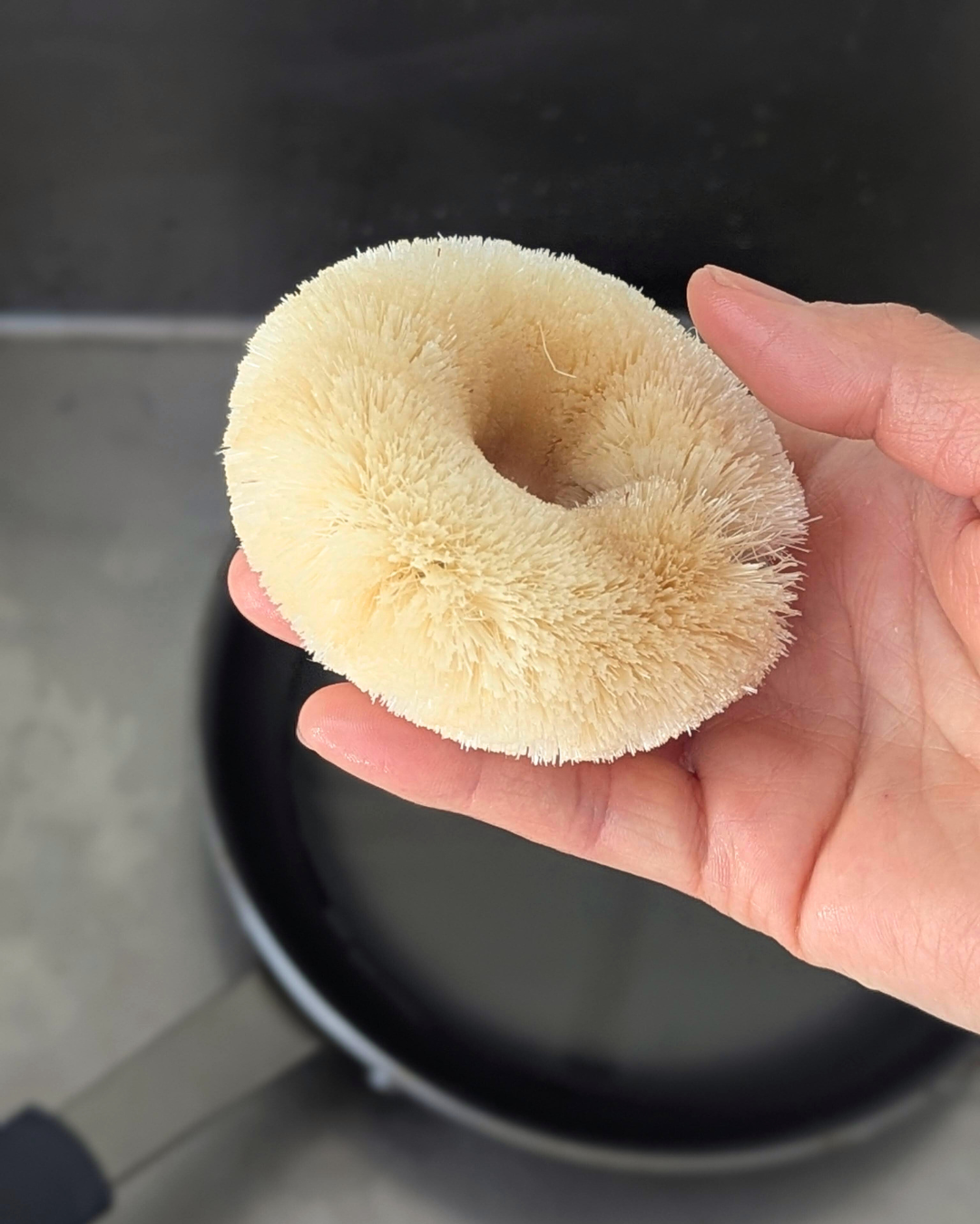 Sisal Donut Tawashi Brush - Small / Large