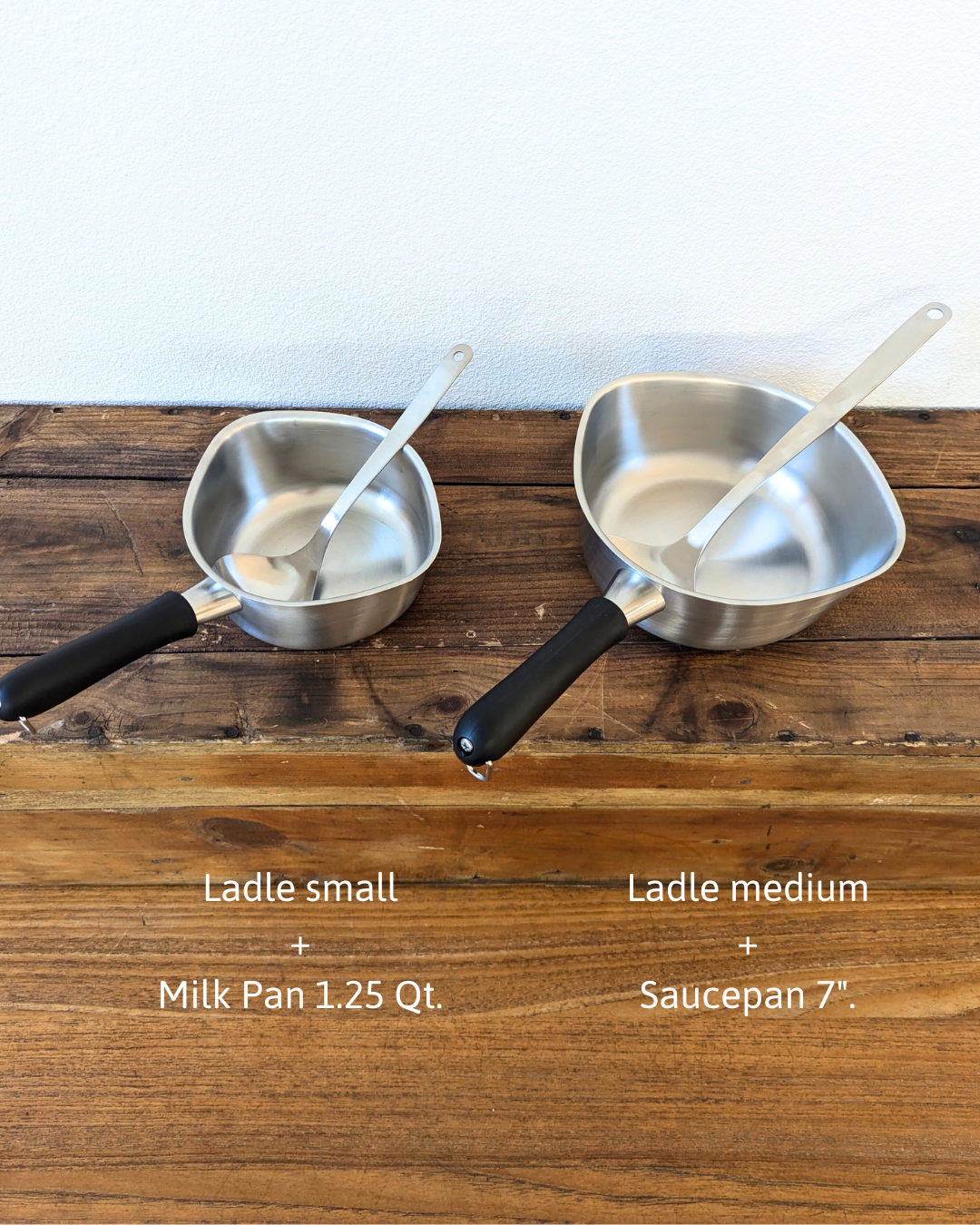 Stainless Steel Ladles - Medium / Small