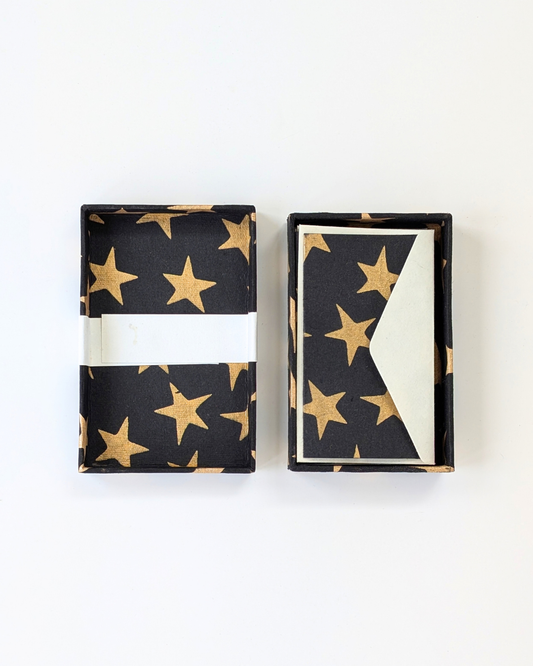 Upcycled Cotton Pulp Greeting Cards - Star | Set of 10 in a Box