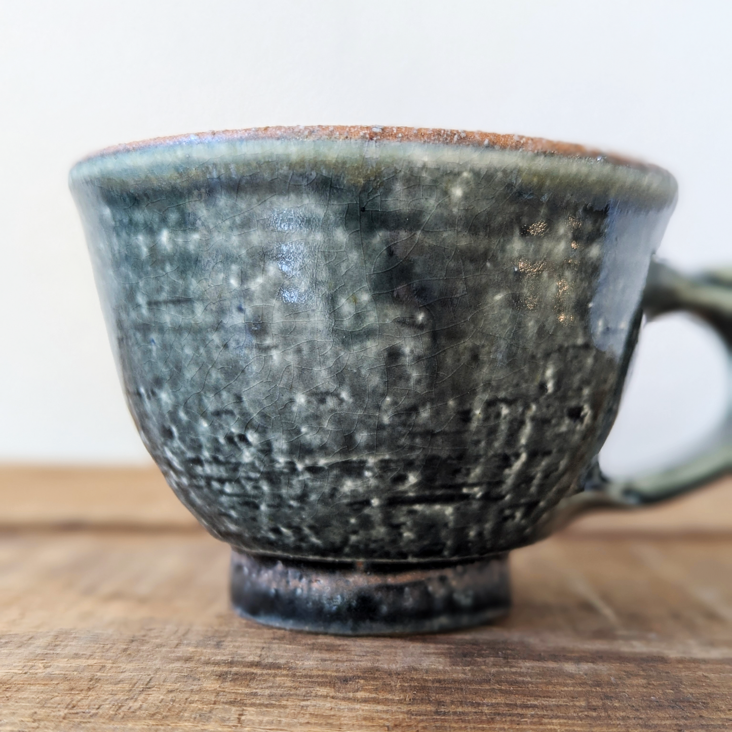 Blue Cup & Saucer 8 oz