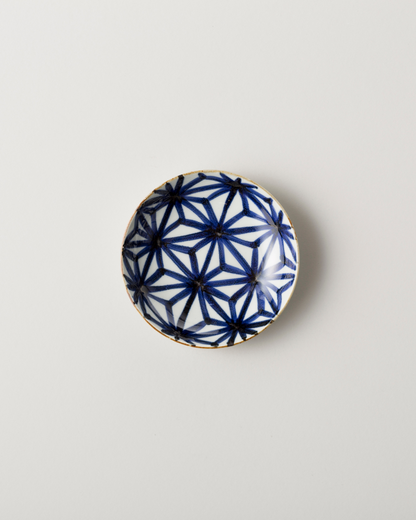 Blue & White Hand-Painted Japanese Small Plate 6.3" – Hasami Ware