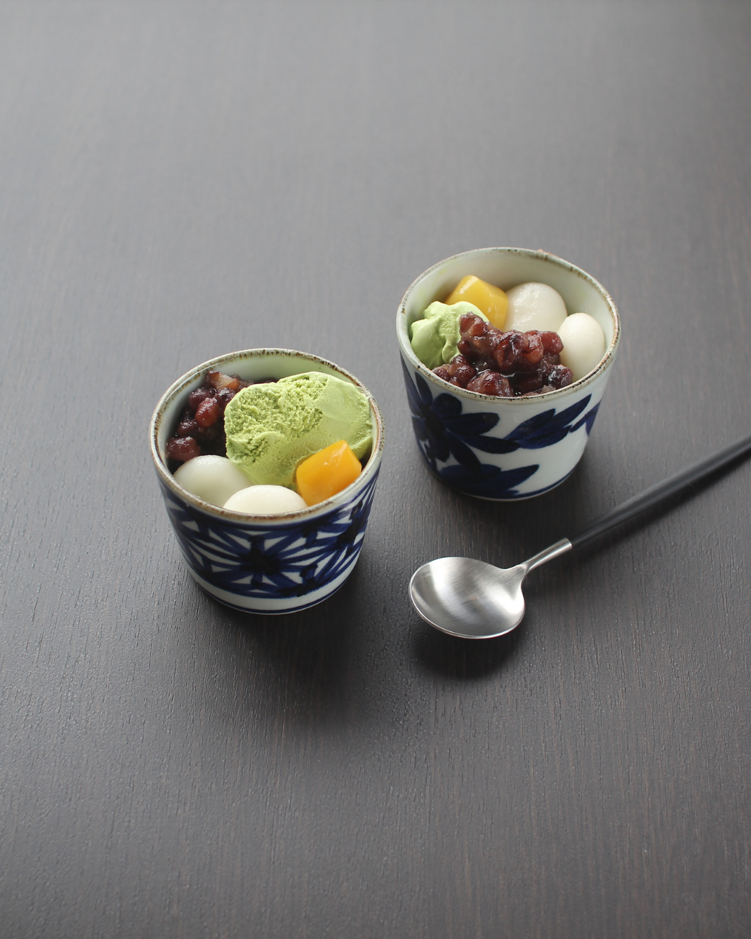 Blue & White Hand-Painted Small Cup – Hasami Ware desert