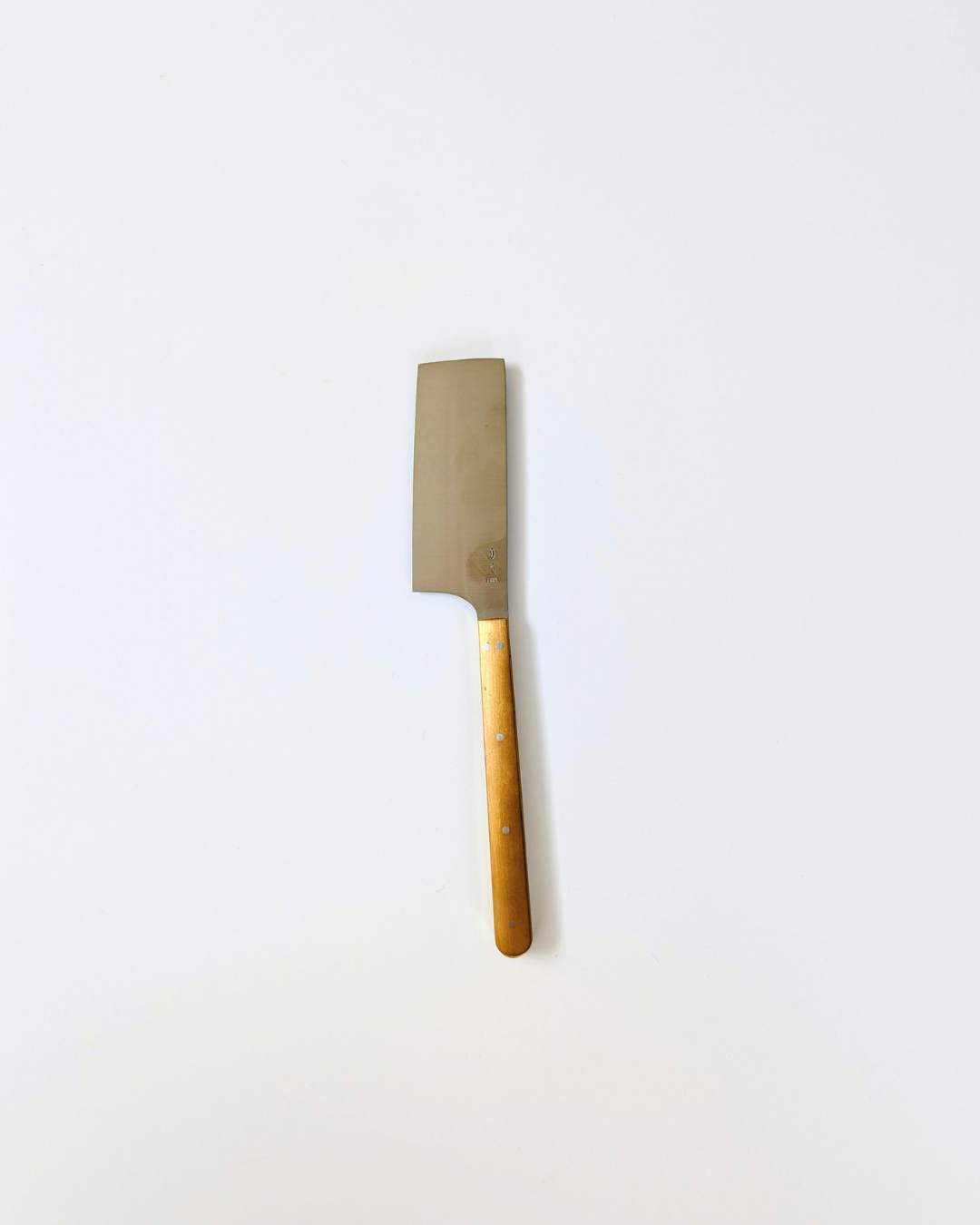 Brass Handle Cheese Knife