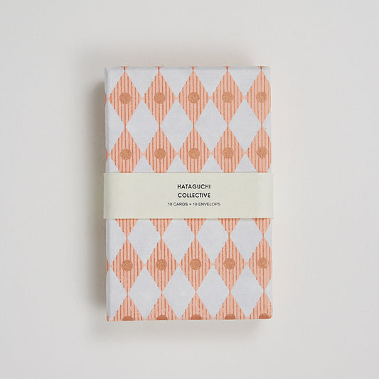 Upcycled Cotton Pulp Greeting Cards - Chess Copper | Set of 10 in a Box