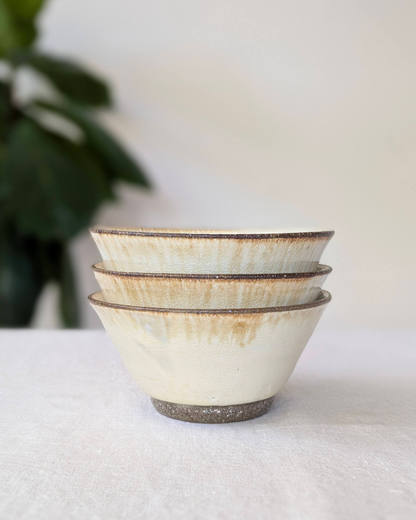 Ceramic Donburi / Ramen Bowl – 6.75" three stacked