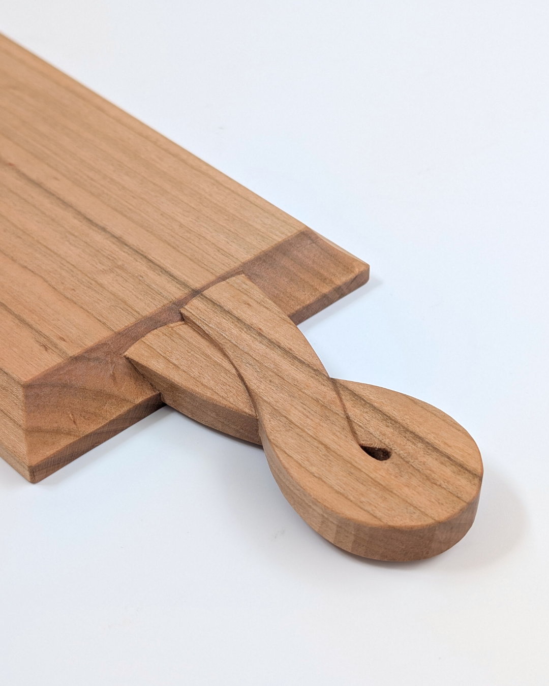 Cherry Wood Cutting Board twist back