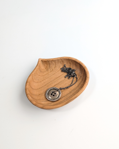 Cherry Wood Trinket Dish
