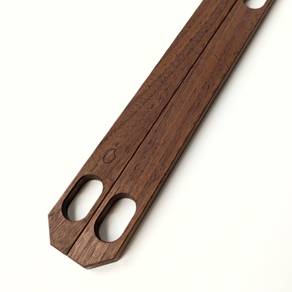 Walnut Wooden Bag Handles for Furoshiki | Fits Furoshiki 27.6" to 45.3"