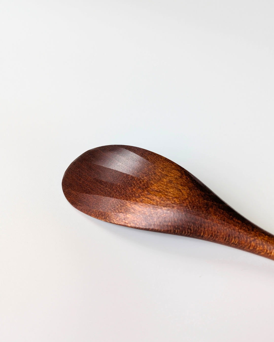 Maple Wood Spoon closeup back