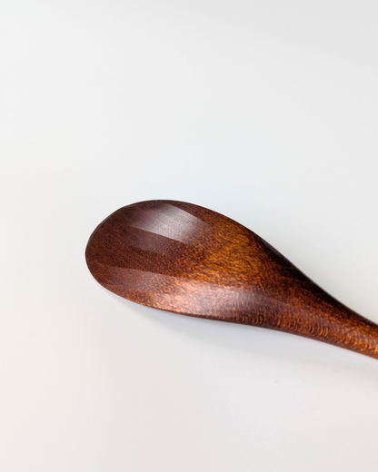Maple Wood Spoon closeup back