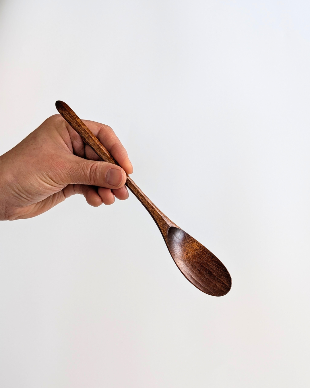 Maple Wood Spoon grabbing
