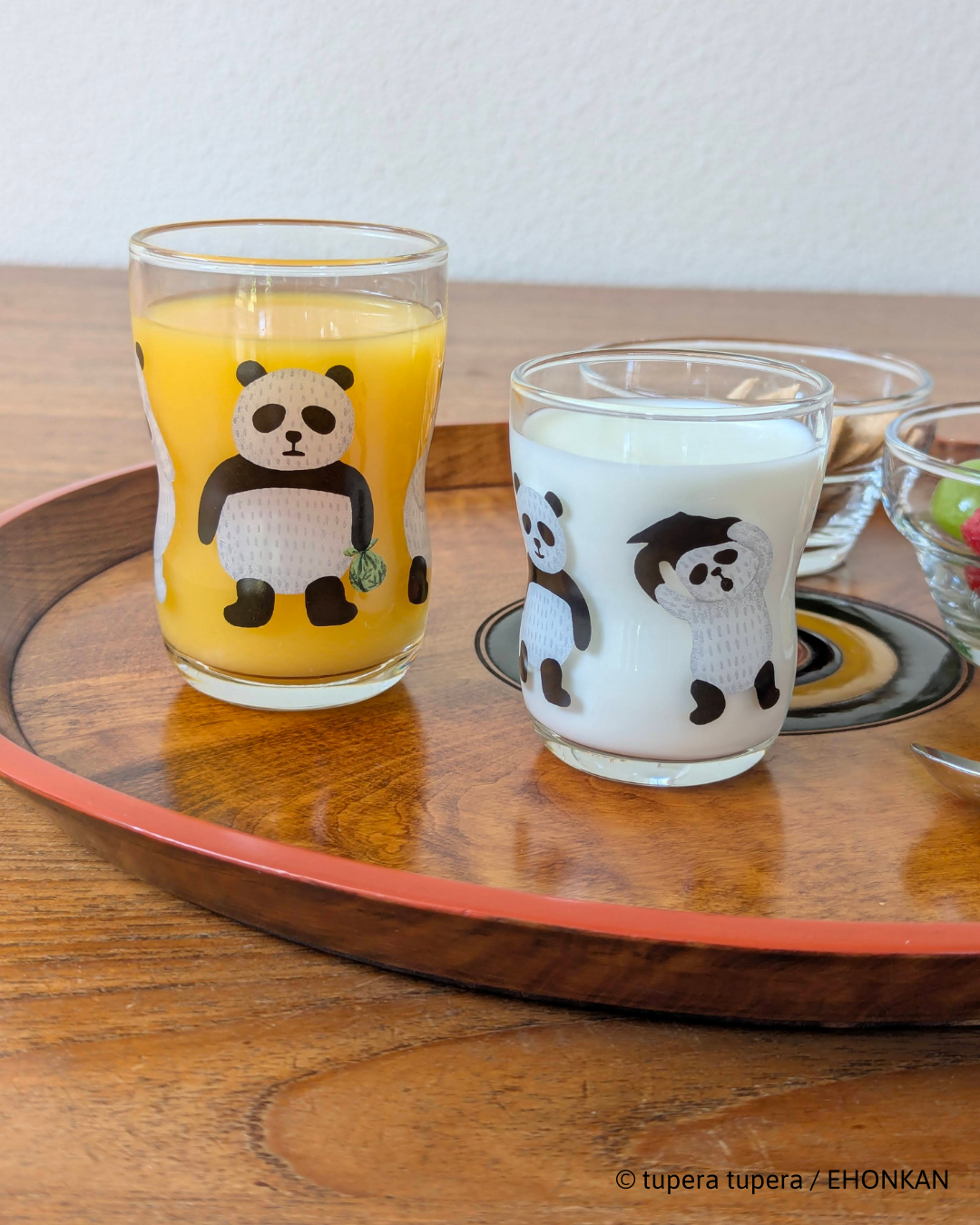 Tough Kid Glass – Panda Set (Small & Medium)