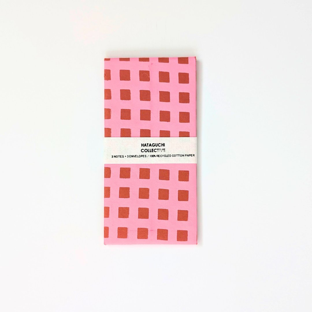 Upcycled Cotton Pulp Long Cards - Set of 3  6.75 x 3.5”