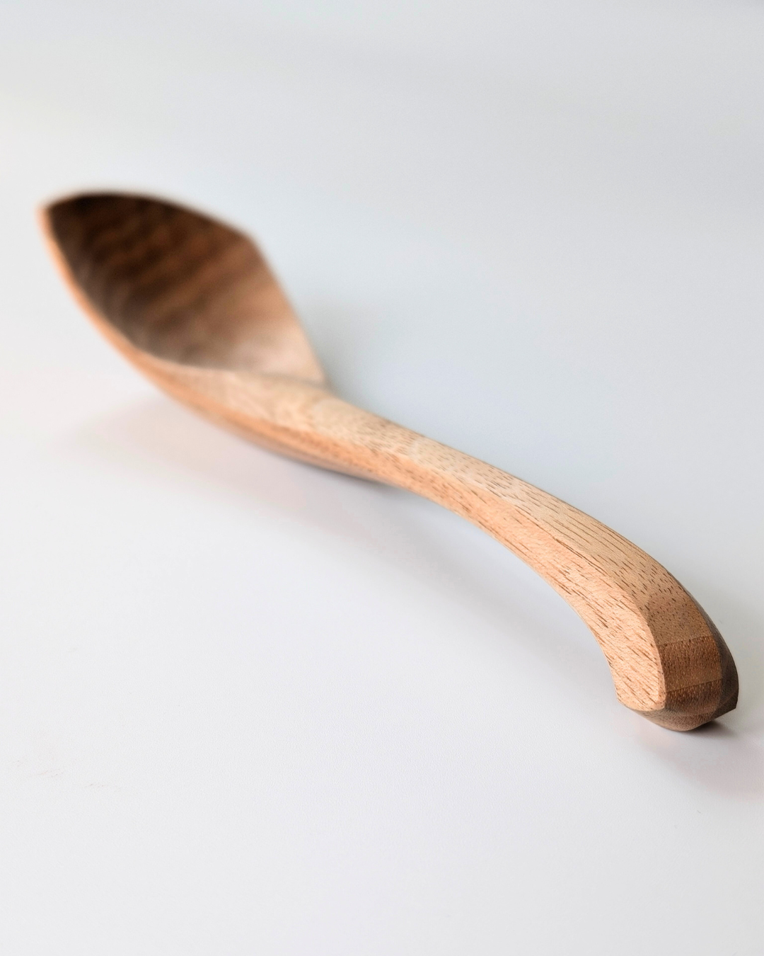 Walnut Serving Spoon side